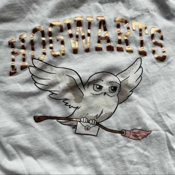 🍭4/$20 H&M x Harry Potter Hogwarts Owl Short Sleeve Tee - 4-6 - Picture 5 of 5